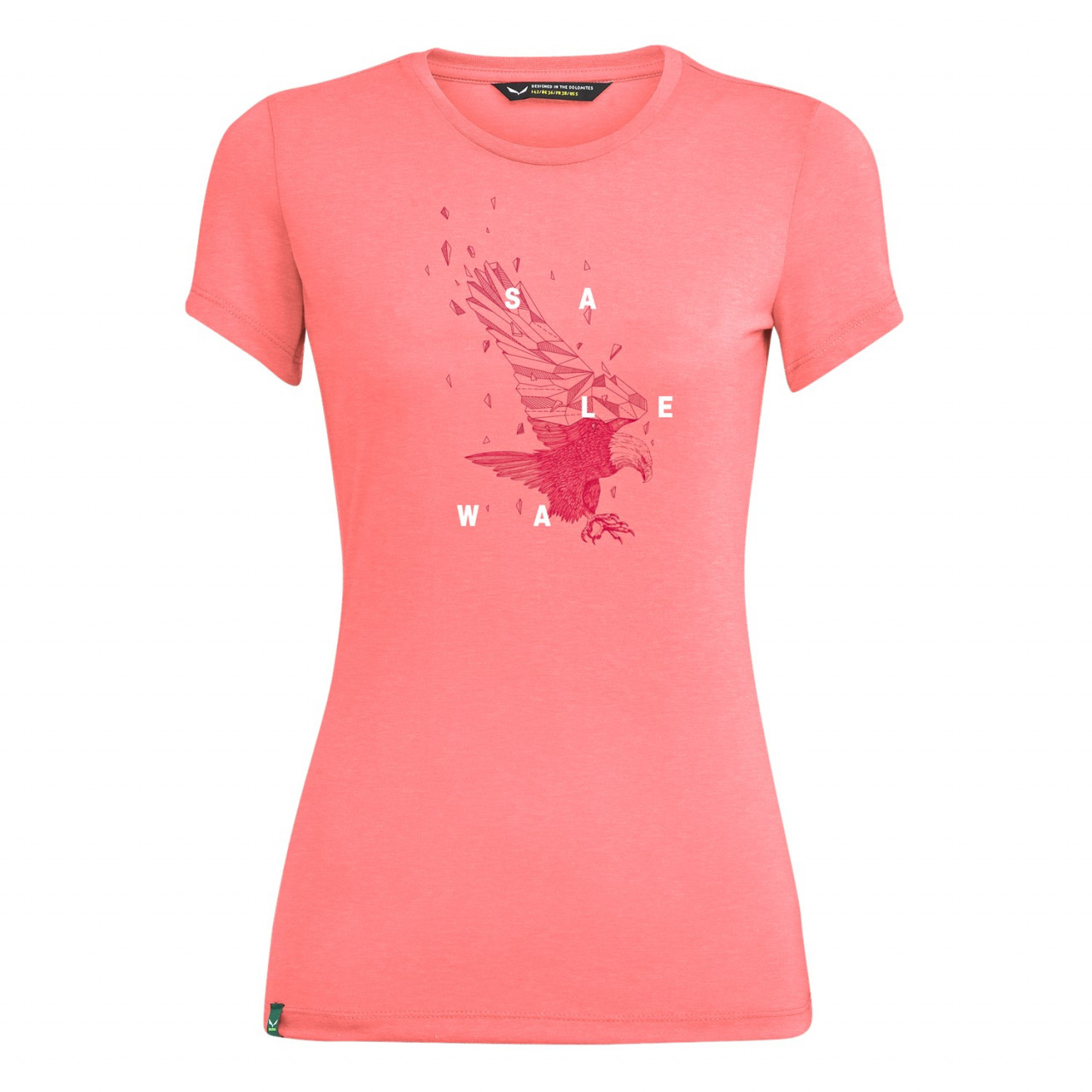 Salewa Women's Eagle Figure Dri-Release® T-Shirts Pink CSU-325891